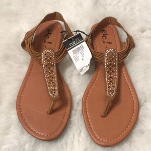 Rue 21 sandals size 8/9 a large (D)